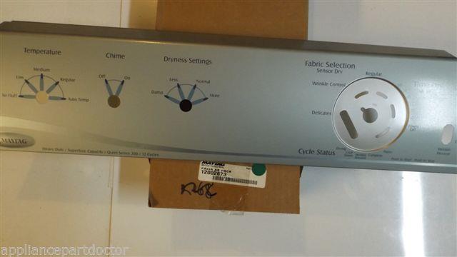 MAYTAG DRYER 12002673 FACIA AS P NEW IN BOX MAYTAG DRYER 12002673 FACIA AS P NEW IN BOX